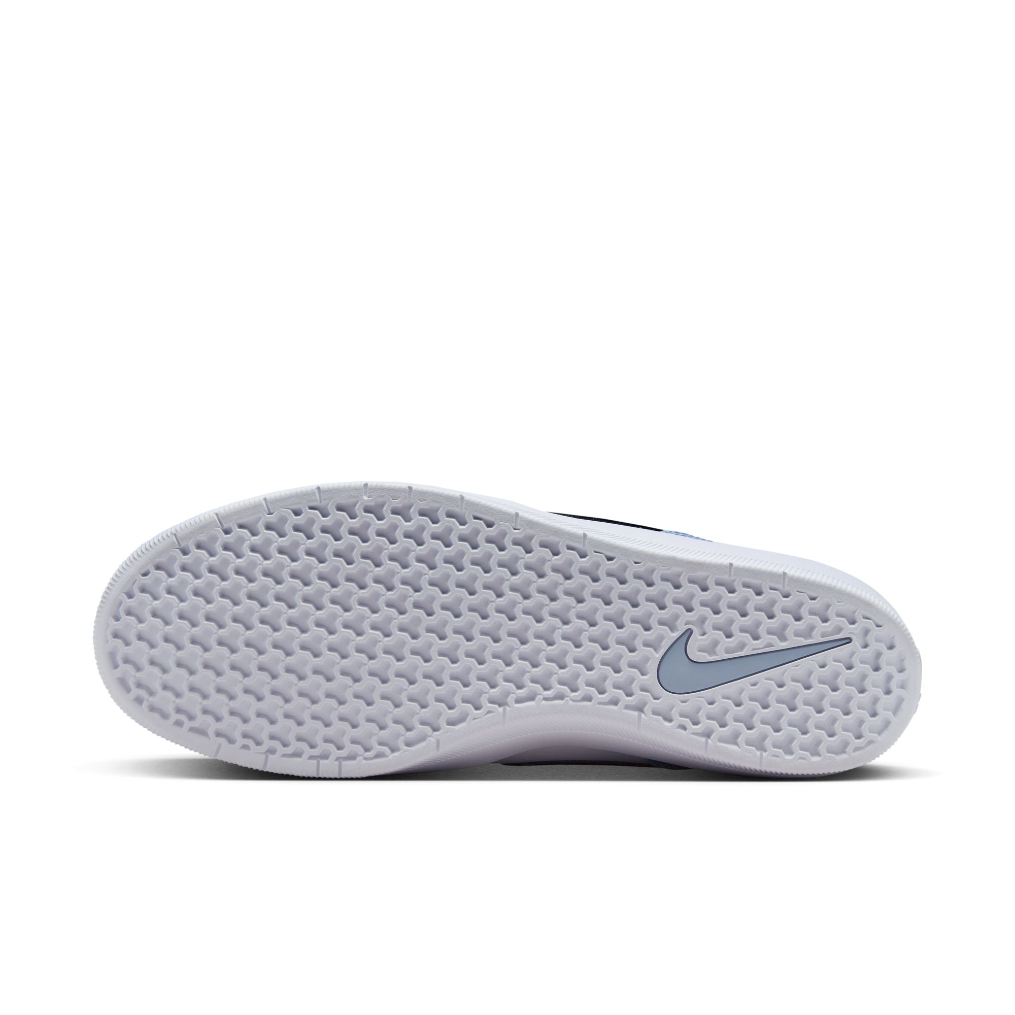 Light Blue and white Nike sb force 58 premium skateboard sneaker with Nike logo on a white background