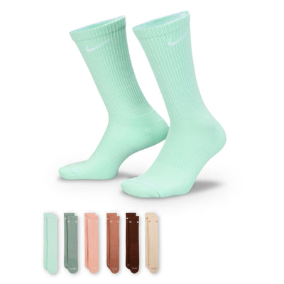 6 pack of multi colored nike socks