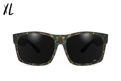 Big Kahuna XL - Green Tortoise - Jet Black Polarized
