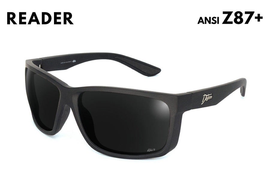 Breach Reader - Matte Black - Jet Black Polarized ANSI Z87+
