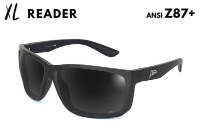 Breach XL Reader - Matte Black - Jet Black Polarized ANSI Z87+