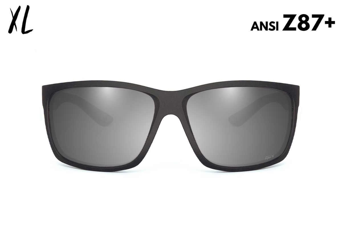 Breach XL - Matte Black - Silver Bullet Polarized ANSI Z87+