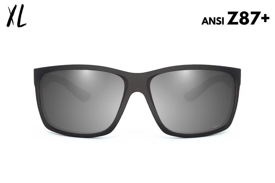 Breach XL - Matte Black - Silver Bullet Polarized ANSI Z87+