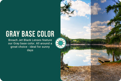 Breach XL - Matte Black - Jet Black Polarized ANSI Z87+