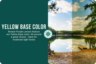 Breach XL - Matte Black - Purple Polarized ANSI Z87+