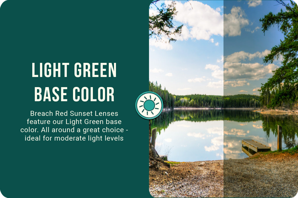 Breach XL - Matte Black - Red Sunset Polarized ANSI Z87+