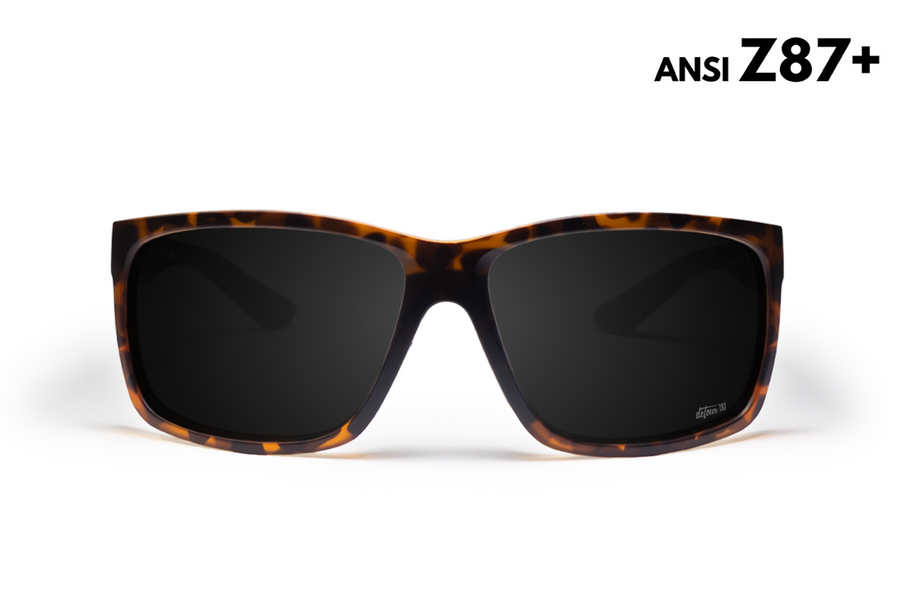 Breach - Tortoise Shell - Jet Black Polarized ANSI Z87+
