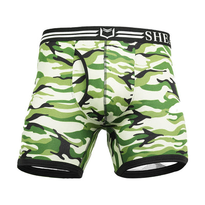SHEATH 4.0 Polyester Camo Men's Dual Pouch Boxer Brief
