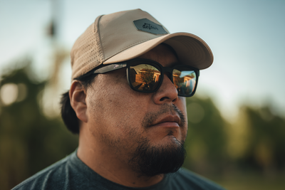 Cabana XL - Matte Black - 24k Gold Polarized