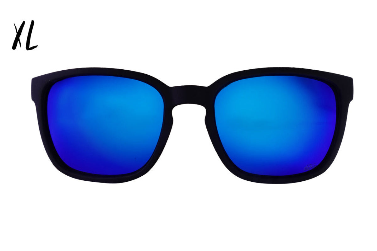 Cabana XL - Matte Black - Deep Blue Polarized