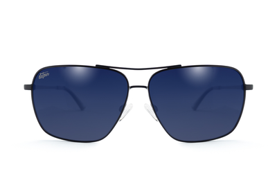 Coastal - Matte Black - Blue Gradient Polarized