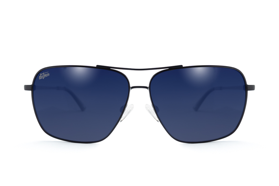 Coastal - Matte Black - Blue Gradient Polarized
