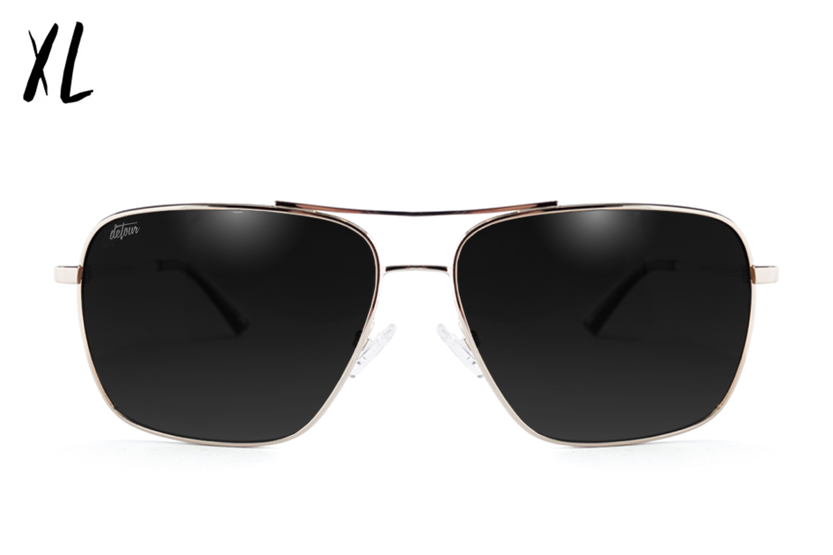 Coastal XL - Gold - Jet Black Polarized