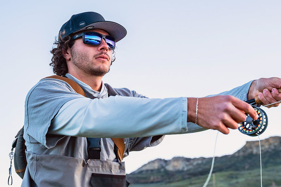 Breach Reader - Matte Black - Deep Blue Polarized ANSI Z87+