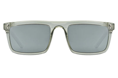 grey spitfire deltoid sunglasses with silver mirror lenses