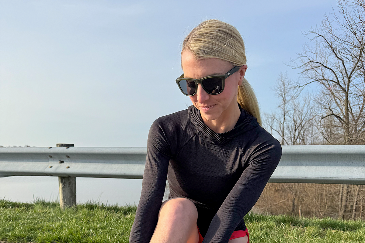 Frosted Forest Green - Jet Black Lens Polarized - Essentials