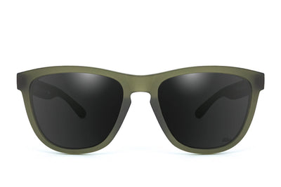 Frosted Forest Green - Jet Black Lens Polarized - Essentials