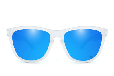 Frosted Clear - Electric Blue Lens Polarized - Essentials