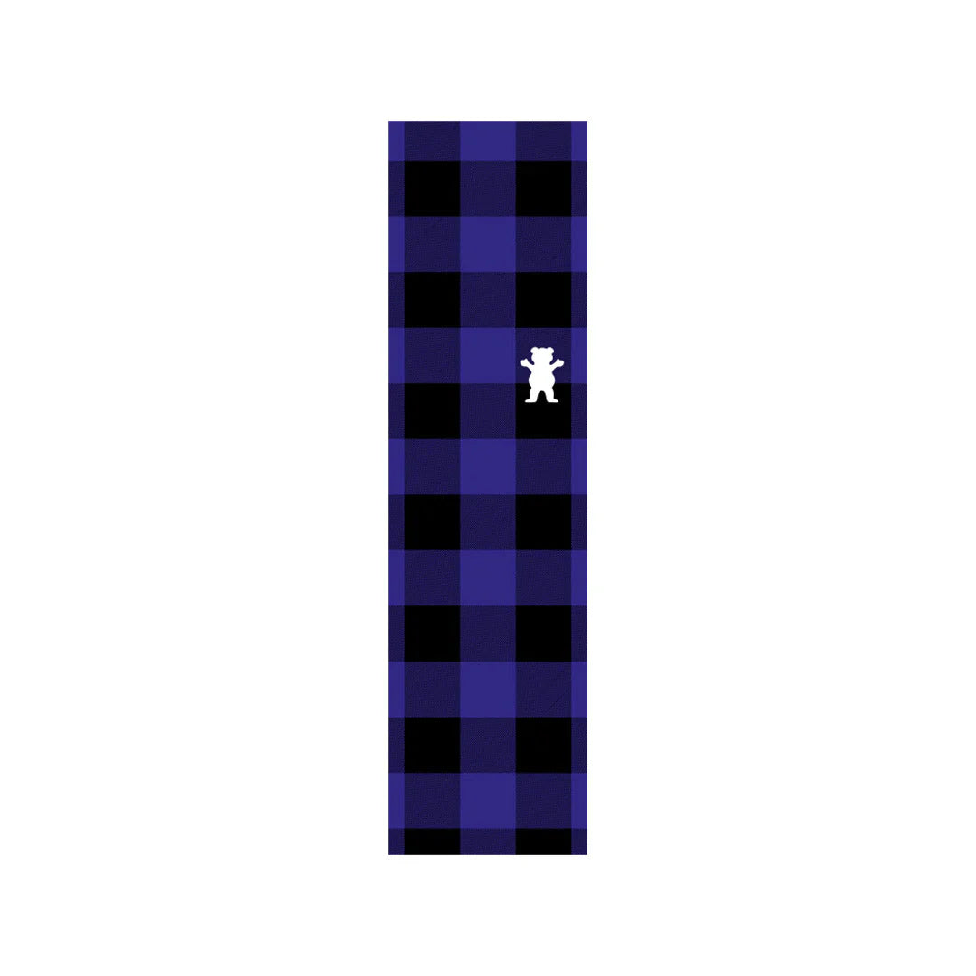 Grizzly Griptape Lumberjack Plaid Single Sheet - Navy