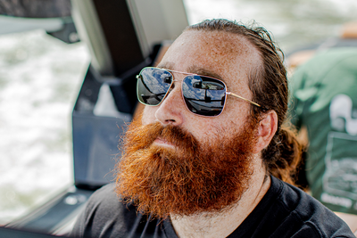 Coastal XL - Gold - Jet Black Polarized