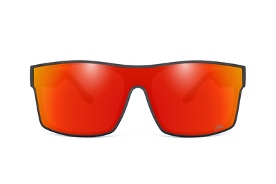 Horizon XL - Matte Black - Red Sunset Polarized