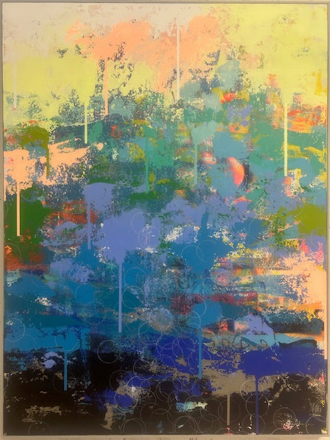 multi-colored art piece by chane monster 19