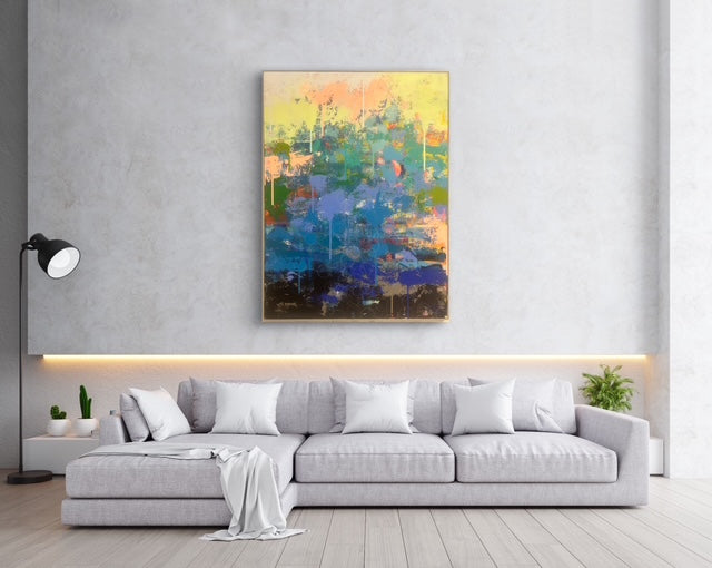 multi-colored art piece by chane monster 19