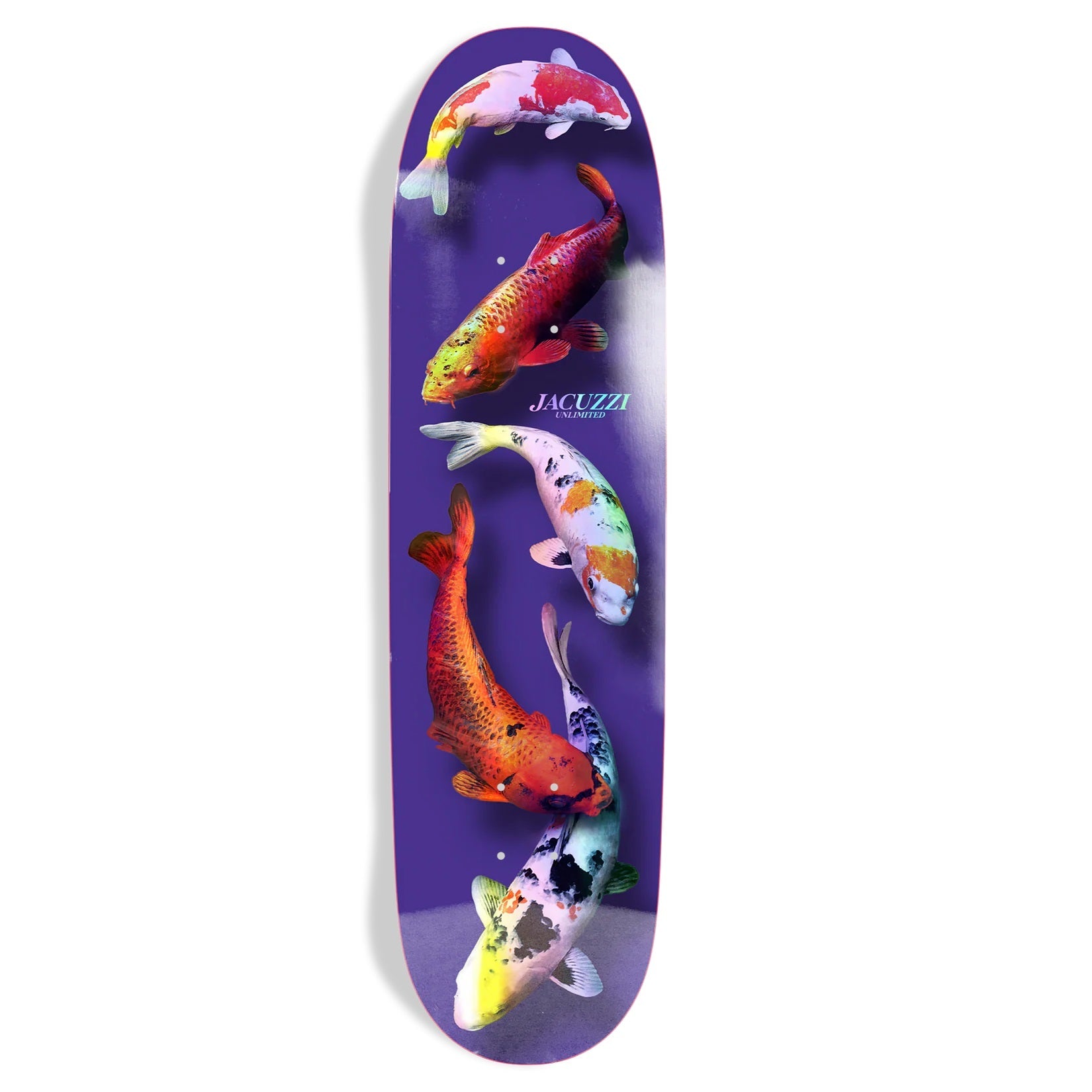 Jacuzzi 500 Years Skateboard Deck - 8.75″ Purple/Holographic