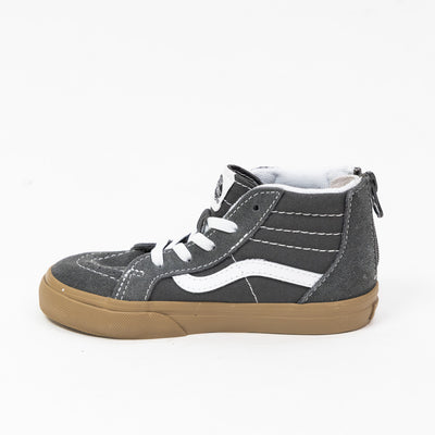 Vans Sk8-Hi Zip - (Gum) Grey/True White