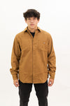 Dickies Duck Canvas Long Sleeve Shirt - Stonewashed Brown Duck