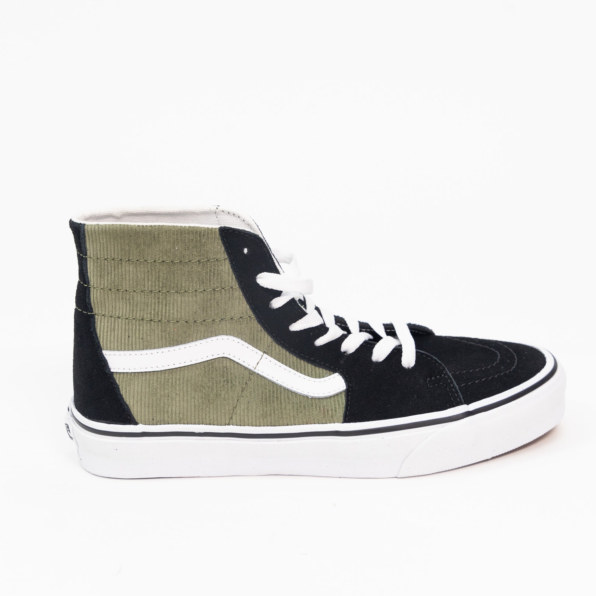 Vans Sk8-Hi Tapered Shoe - Mini Cord Green - Swell-O-Phonic