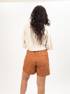 orange women's dickies shorts