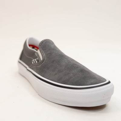 Vans Skate Classic Slip-On Pro - Pewter/White