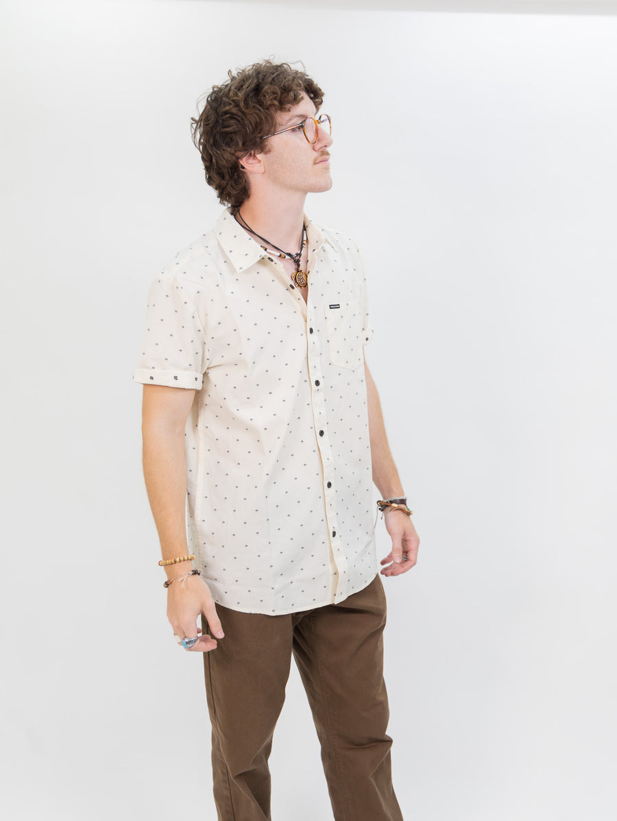 Volcom Stonemarcos Short Sleeve Shirt - Off White