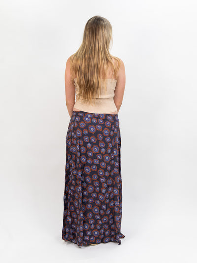 Jacaranda Floral Wide Skirt