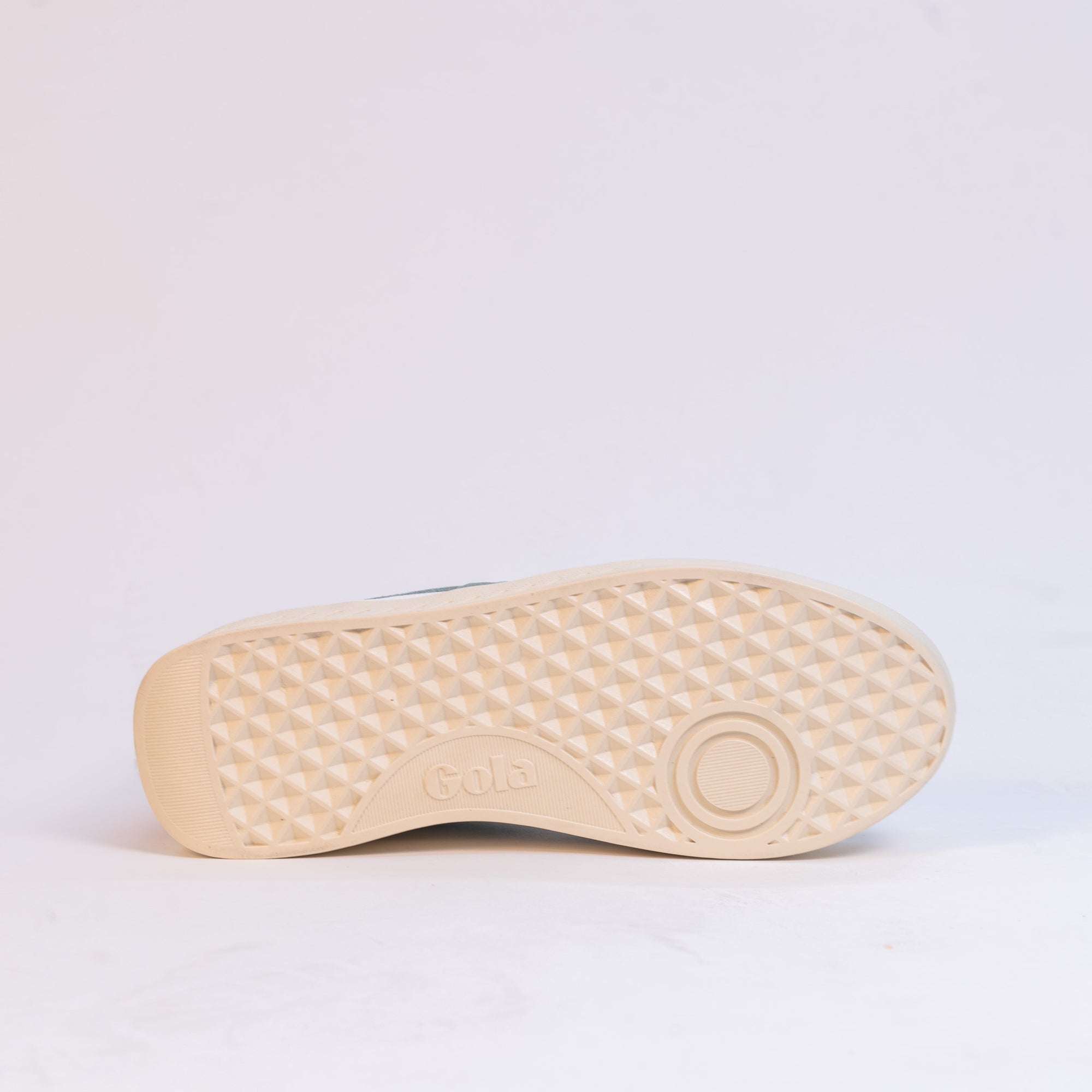 high top white blue and pink gola women's shoe with off white sole