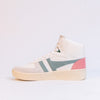 Gola Slam Trident Sneakers - White/Green Mist/Coral Pink