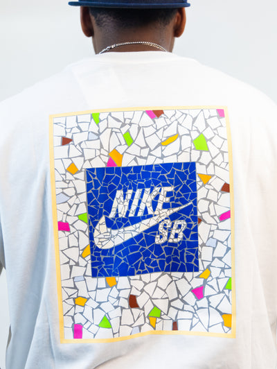 Nike SB Mosaic Skate Tee - White
