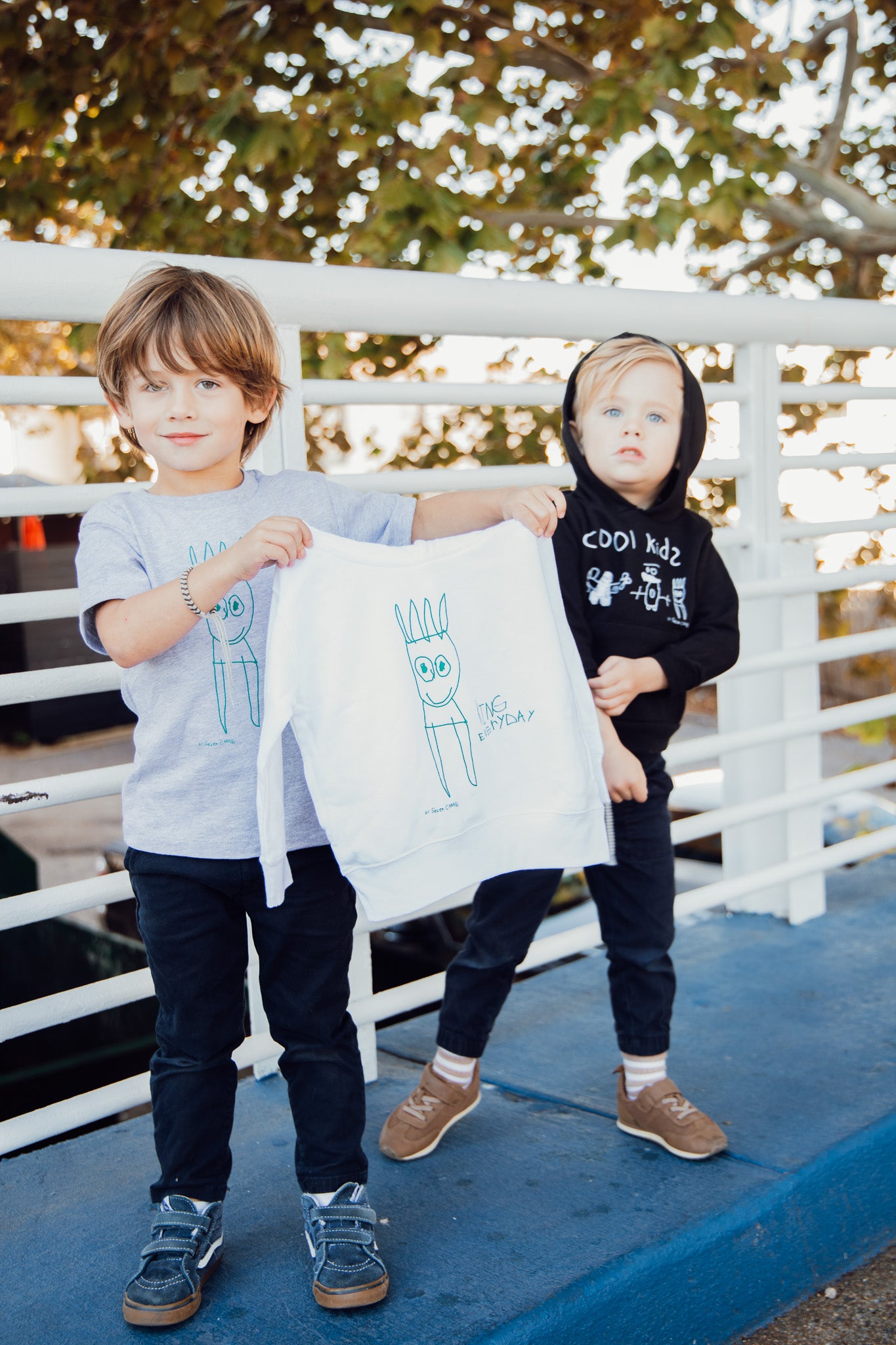 hand drawn seven chane king everyday tee shirt