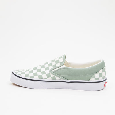 Vans Slip-on (Checkerboard) - Color Theory Iceberg Green