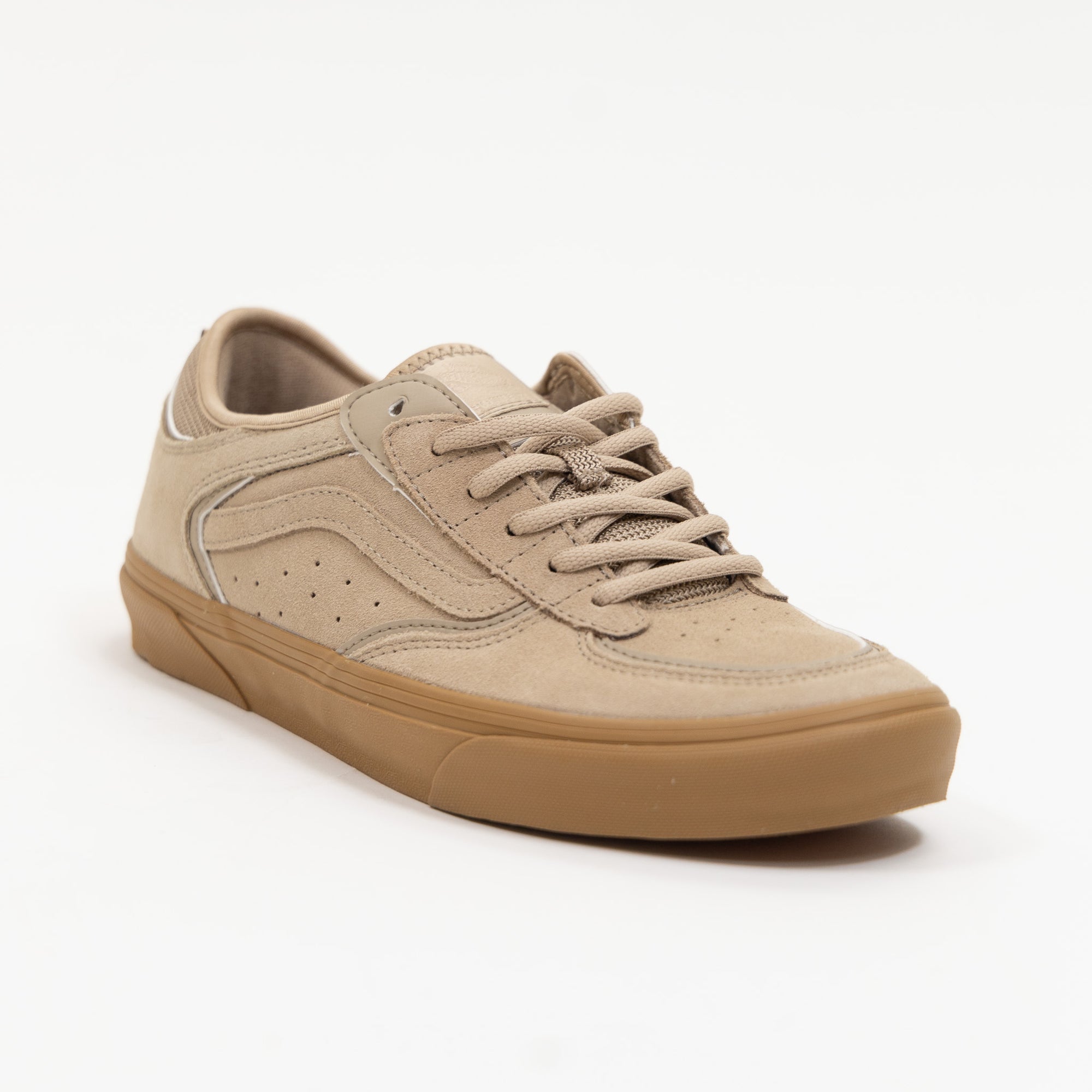 Tan gum sole vans hot sale