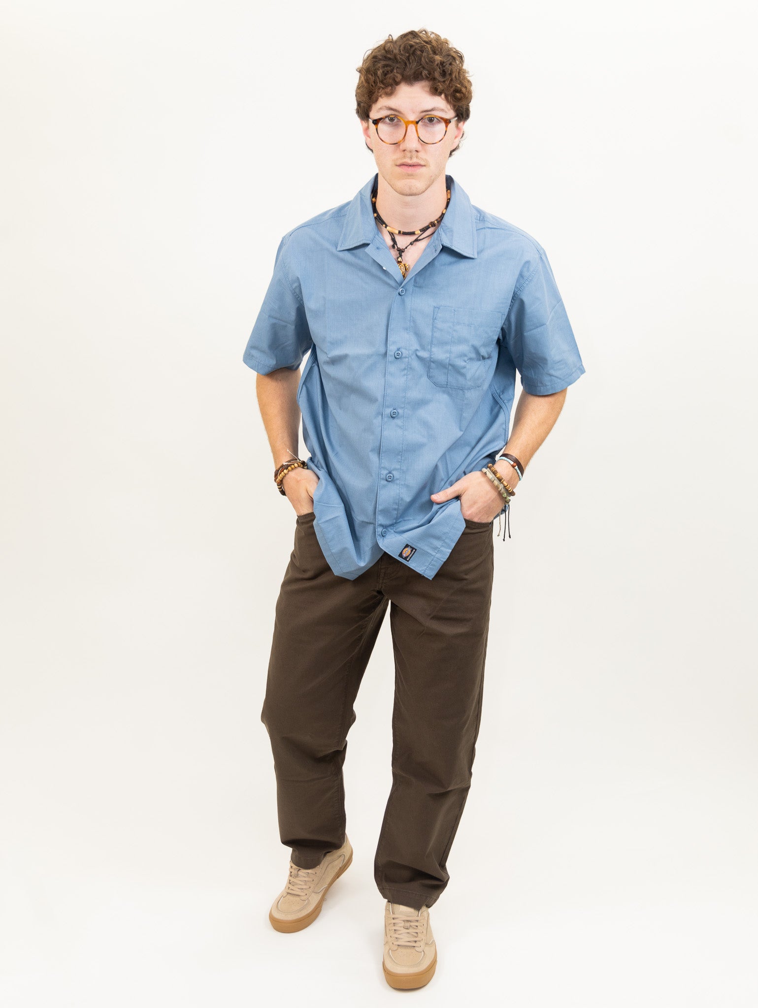 brown volcom x hockey dad men's chino pants