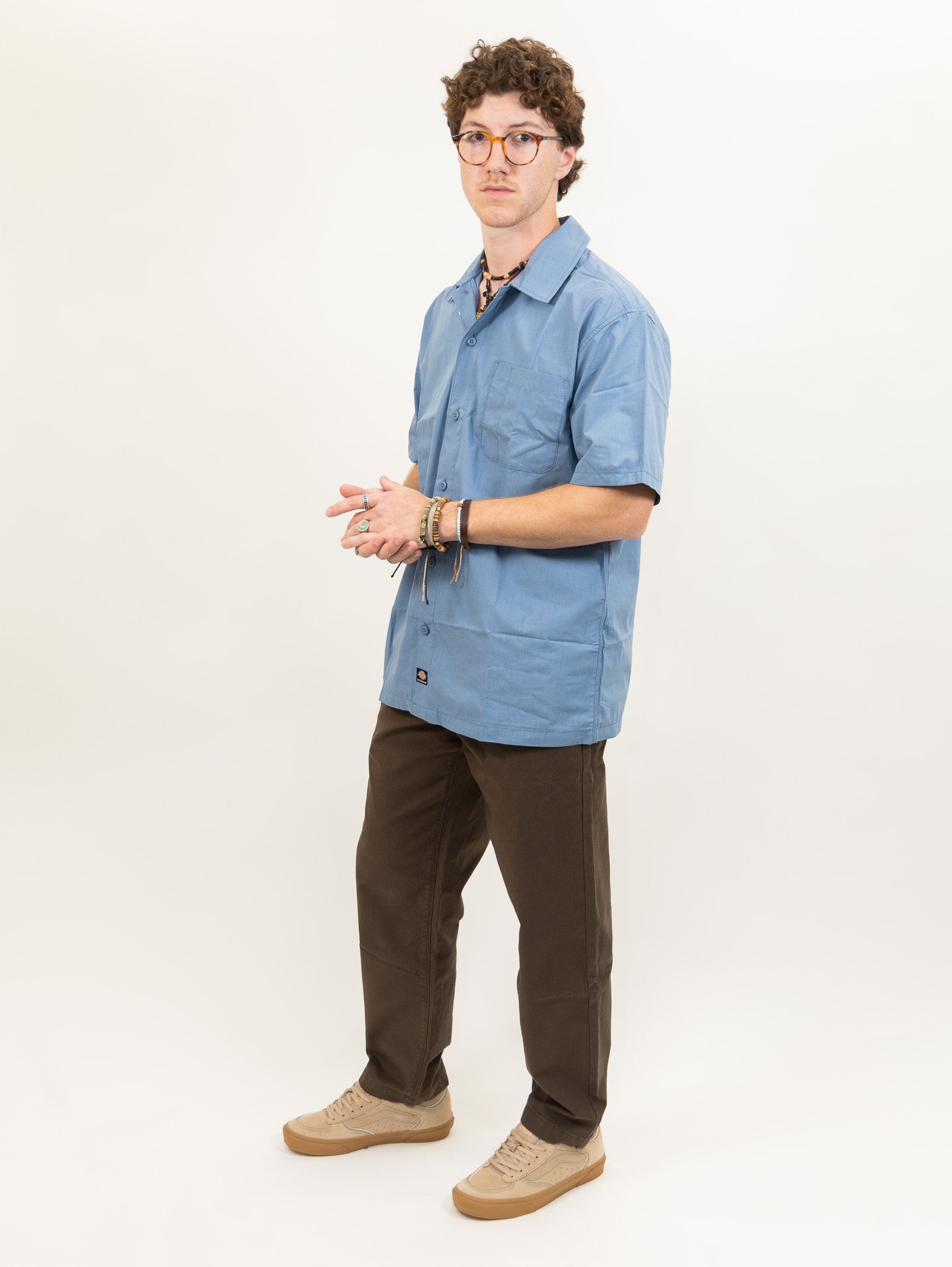 brown volcom x hockey dad men's chino pants