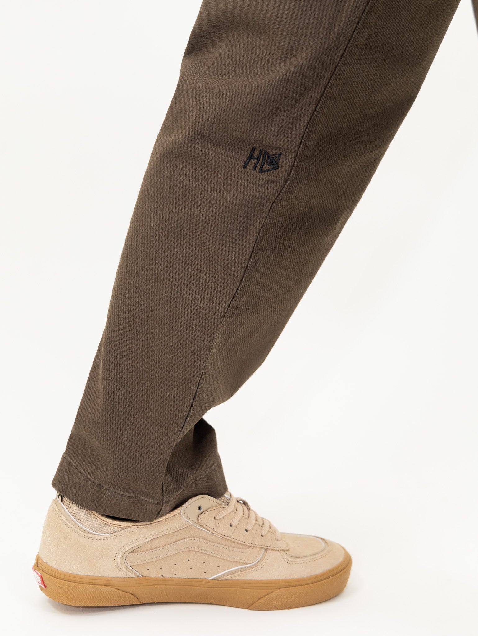 brown volcom x hockey dad men's chino pants