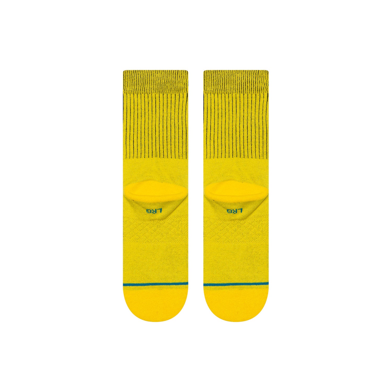Yellow stance kids crew socks socks with a pokemon's pikachu on a white background