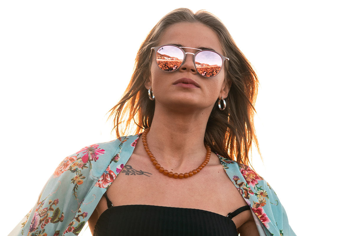 Mauve Pink - Rose Lens Polarized - Ocean Ave