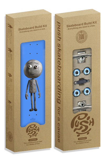 Push Skateboards Concrete Guy FP Incomplete - 7.75