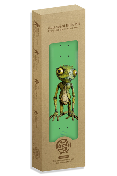 green lizard guy push skateboards incomplete build your own skateboard kit with 51mm wheels