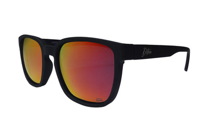 Cabana XL - Matte Black - Red Sunset Polarized