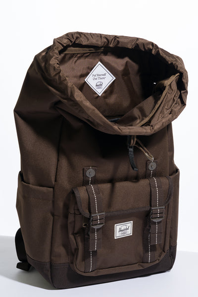 brown herschel little america backpack